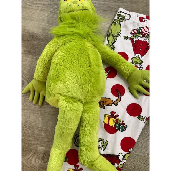 The Grinch Dr. Seuss Kids Pajama Pants Size S Plush Toy Bundle Boys Girls - Picture 7 of 10